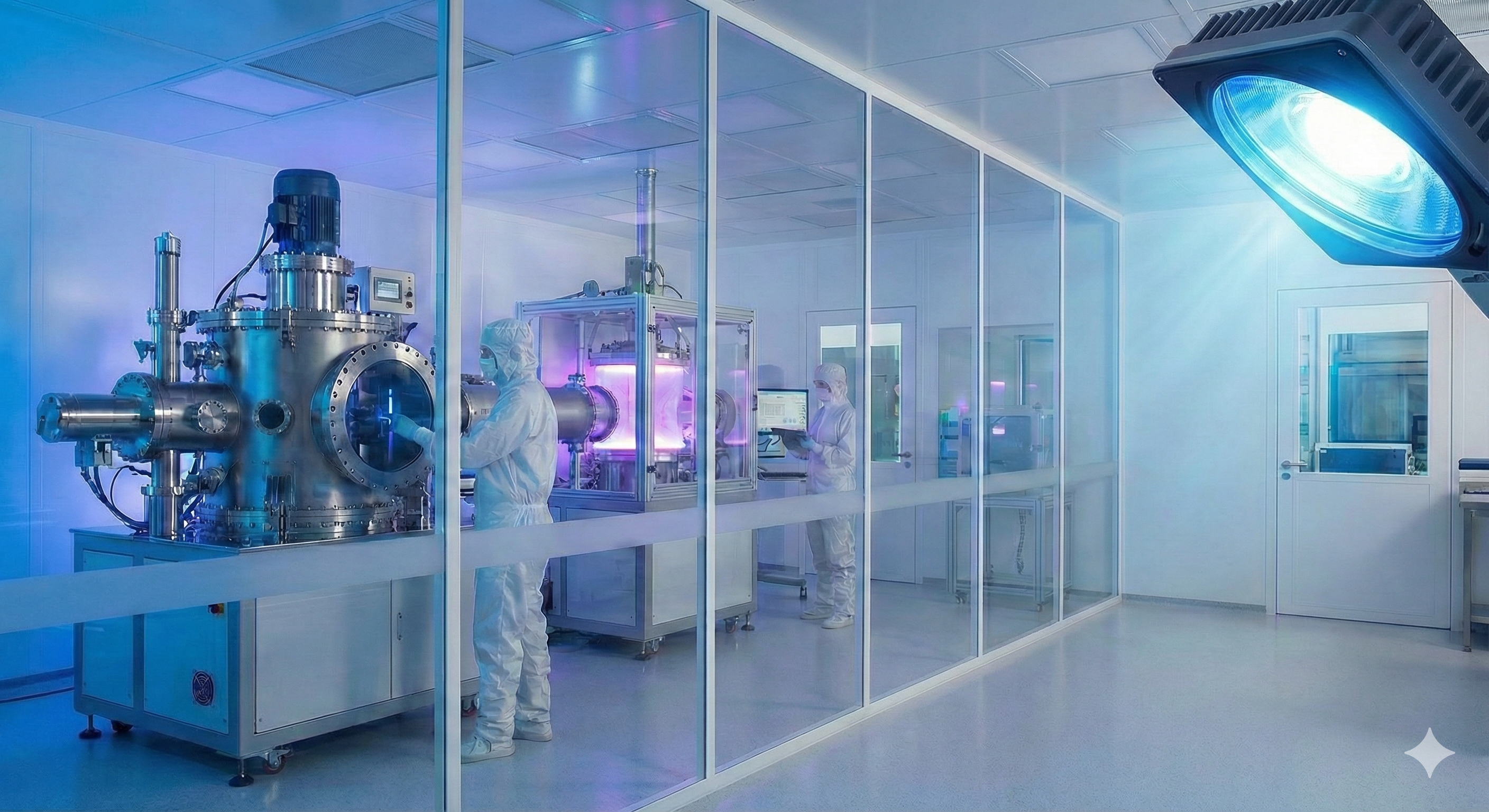 Solar cell manufacturing cleanroom
